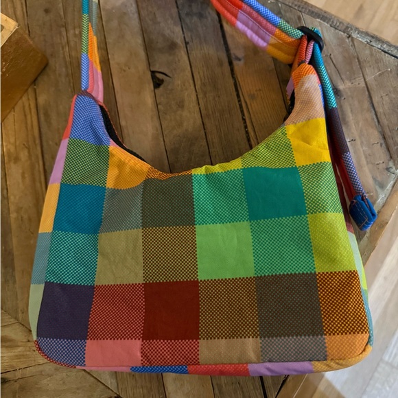 BAGGU Multicolor Checkered Shoulder Bag - Picture 2 of 3